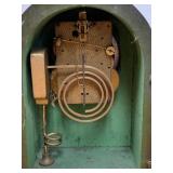 Gilbert Mantel Clock 1807 Chinoiserie Green Wooden Case Vintage