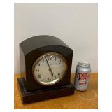 Seth Thomas Mantel Clock Arched Wood Case Approx 12in Untested
