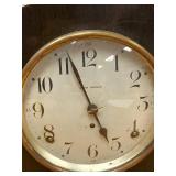 Seth Thomas Mantel Clock Arched Wood Case Approx 12in Untested