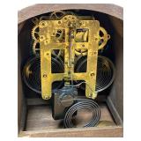 Seth Thomas Mantel Clock Arched Wood Case Approx 12in Untested