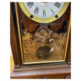 Seth Thomas Antique Mantel Clock Wood Case Pendulum Untested
