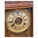 Waterbury Gingerbread Parlor Mantel Clock Victorian Walnut Case
