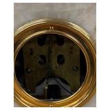 Ansonia Onyx Mantel Clock Antique Stone Case Roman Dial Approx 12.5in