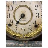 Seth Thomas Antique Mantel Clock Black Adamantine Case Untested