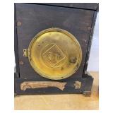 Seth Thomas Antique Adamantine Mantel Clock Faux Marble Case