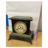 Seth Thomas Adamantine Mantel Clock Label 295 Dime, Untested