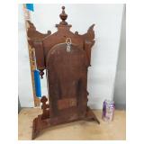 Victorian Style Coca-Cola Advertising Mantel Clock Wood Case Untested