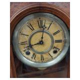 Antique Victorian Gingerbread Shelf Clock Walnut Case Untested