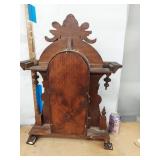 Antique Victorian Gingerbread Shelf Clock Walnut Case Untested