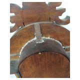 Antique Victorian Gingerbread Shelf Clock Walnut Case Untested