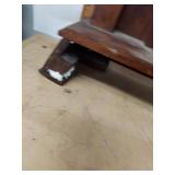 Antique Victorian Gingerbread Shelf Clock Walnut Case Untested