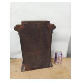 Antique 8 Day Wooden Mantel Clock Ogee Case Untested See Photos