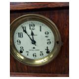 Antique Wooden Mantel Clock Mechanical Chime Shelf Clock Untested