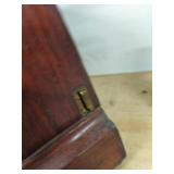 Antique Wooden Mantel Clock Mechanical Chime Shelf Clock Untested