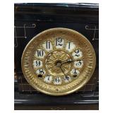 Seth Thomas Adamantine Mantel Clock Egyptian Revival See Photos