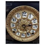 Seth Thomas Adamantine Mantel Clock Egyptian Revival See Photos