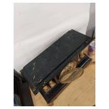 Seth Thomas Adamantine Mantel Clock Egyptian Revival See Photos
