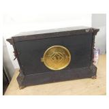 Seth Thomas Adamantine Mantel Clock Egyptian Revival See Photos
