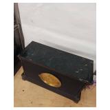 Seth Thomas Adamantine Mantel Clock Egyptian Revival See Photos