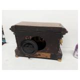 Seth Thomas Adamantine Mantel Clock Faux Marble Case Approx 19in