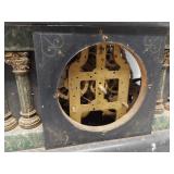 Seth Thomas Adamantine Mantel Clock Case & Movement Incomplete