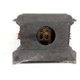 Seth Thomas Antique Mantel Clock Black Adamantine Case Untested