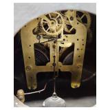 Seth Thomas Antique Mantel Clock Black Adamantine Case Untested
