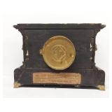 Seth Thomas Adamantine Mantel Clock Label 295 Antique See Photos