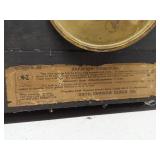 Seth Thomas Adamantine Mantel Clock Label 295 Antique See Photos