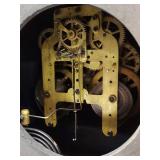 Seth Thomas Adamantine Mantel Clock Black Case Gilt Trim Untested