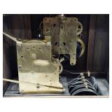 Seth Thomas Sonora Chimes Mantel Clock Antique Inlaid Case Untested