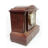 Seth Thomas Sonora Chimes Mantel Clock Antique Inlaid Case Untested