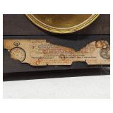 Seth Thomas Adamantine Mantel Clock Label 295D w Detached Top