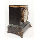Seth Thomas Adamantine Mantel Clock Label 295D w Detached Top