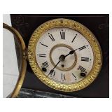 Seth Thomas Adamantine Mantel Clock Label 295D w Detached Top