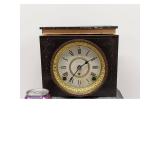 Seth Thomas Adamantine Mantel Clock Label 295D w Detached Top