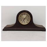 Seth Thomas Tambour Mantel Clock Silent Chime Wood Case Untested