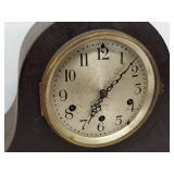 Seth Thomas Tambour Mantel Clock Silent Chime Wood Case Untested