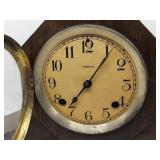 Ansonia Mantel Clock Wood Case Mechanical Wind-Up Vintage Fair