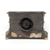 Seth Thomas Antique Adamantine Mantel Clock Black Case Untested