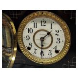 Seth Thomas Antique Adamantine Mantel Clock Black Case Untested