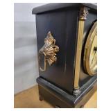 Sessions Mantel Clock With Pendulum & Decorative Hardware
