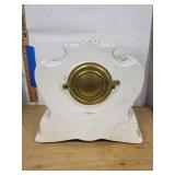 Pocono Porcelain Mantel Clock With Samsonia Movement