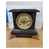 Ornate Mantel Clock With S.T. Mark