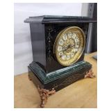 Ornate Mantel Clock With S.T. Mark