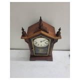 Vintage Ornate Wooden Mantel Clock