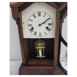 Vintage Ornate Wooden Mantel Clock