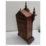 Vintage Ornate Wooden Mantel Clock