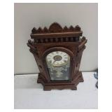 Ornate Mechanical Wall Clock With Pendulum