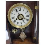 Ornate Wood Mantel Clock